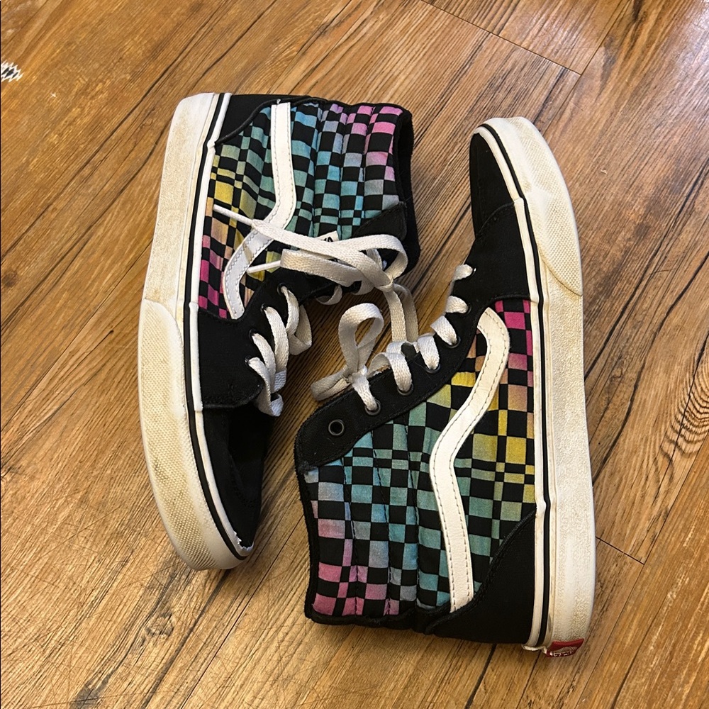 Vans High Tops Checker Size 5